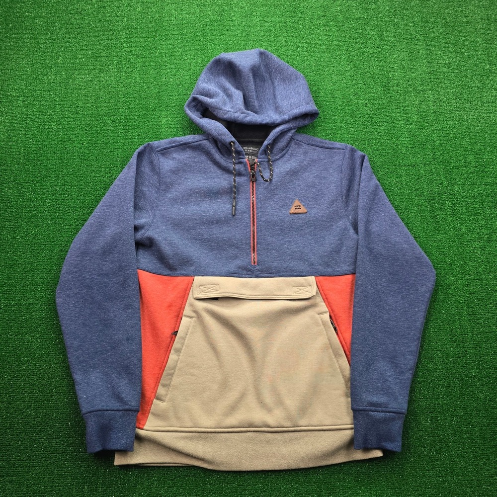 Billabong Adventure Division Hoodie Sweatshirt Mens Large Colorblock Pullover